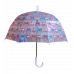 Прозрачный зонт трость Совы